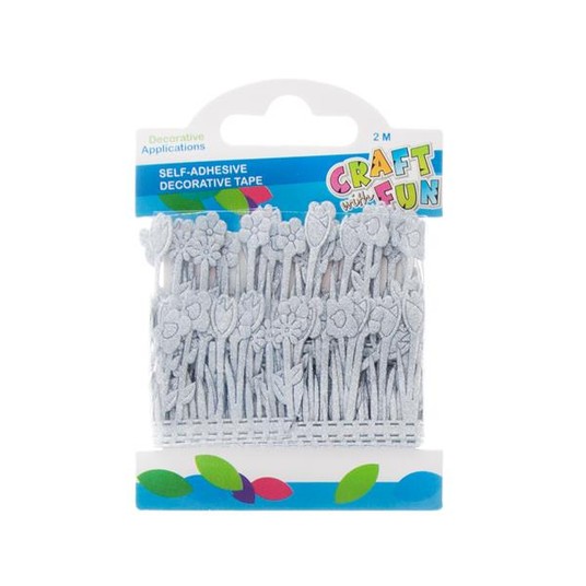 OZDOBA DEK TAŚMA SPRZYL MROZ 2M/4,2 CM 0637 -zdjęcie numer 1