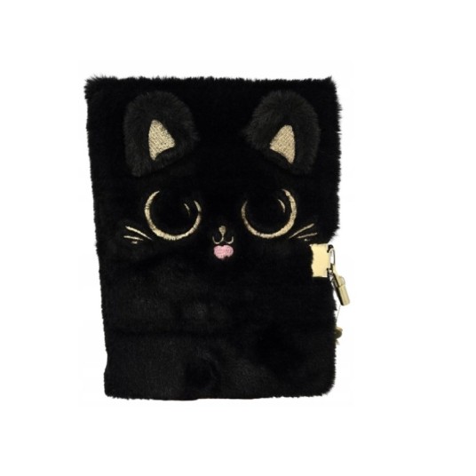 Pamiętnik z kłódką ASTRAPAP FLUFFY KITTY A5 96k, b -zdjęcie numer 1