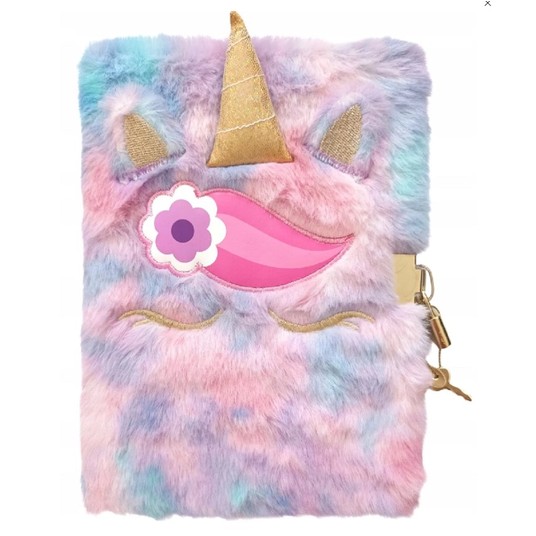 Pamiętnik z kłódką ASTRAPAP FLUFFY UNICORN A5 96k, -zdjęcie numer 1