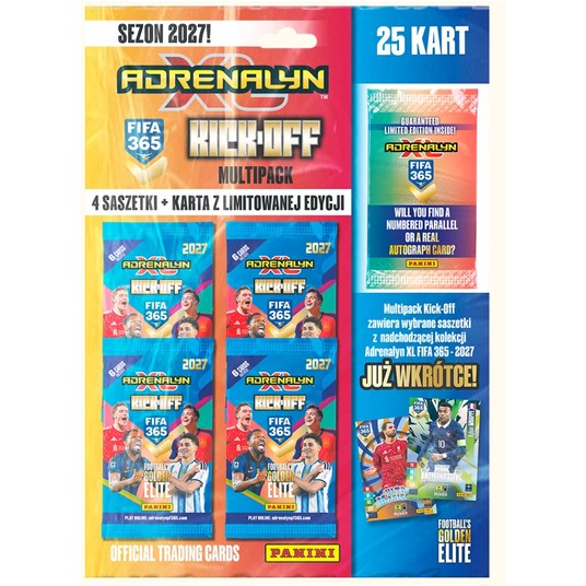 PANINI FIFA 365 ADRENALYN XL 2027 MULTIPACK KIC... -zdjęcie numer 1