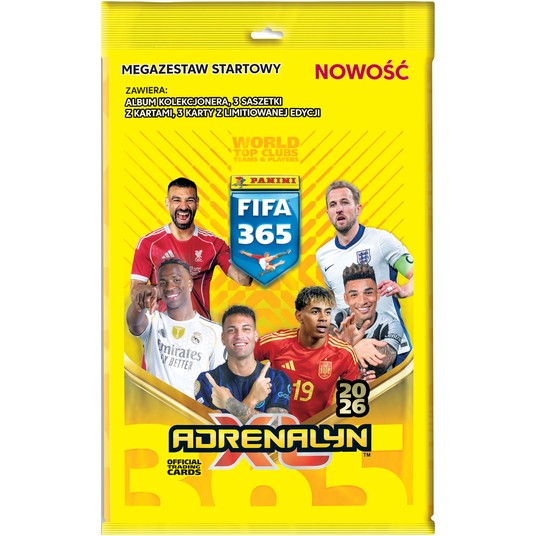 PANINI FIFA ADRENALYN XL 2026 MEGAZESTAW STARTOWY -zdjęcie numer 1