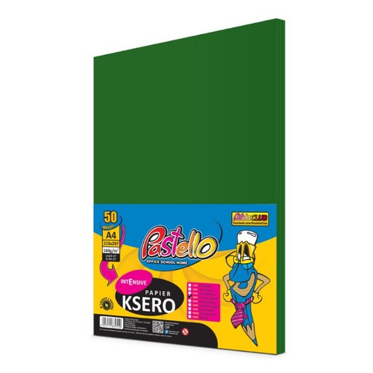 PAPIER KSERO A4 160G 50K IT41A ZIELONY CIEMNY 7342 -zdjęcie numer 1