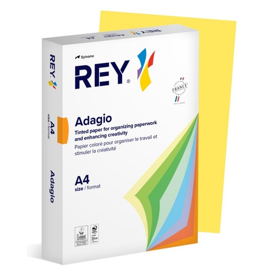 PAPIER KSERO A4 80G 58 ŻÓŁTY CYTRYNA INTENSE 0117 -zdjęcie numer 1