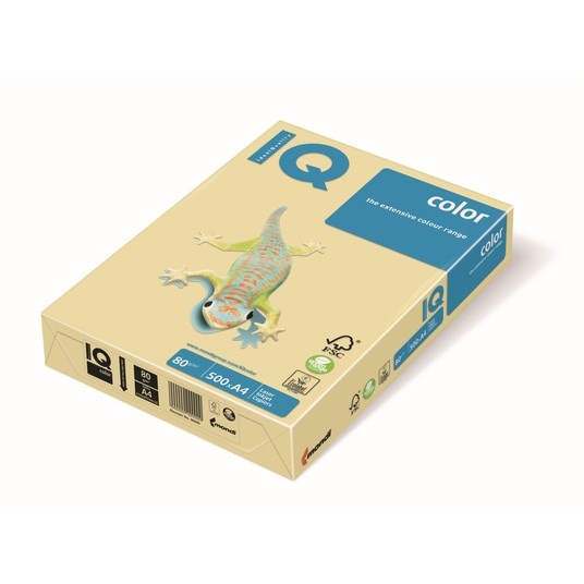 PAPIER KSERO A4 IQ PREMIUM 80G (500) J.ŻÓŁTY -zdjęcie numer 1
