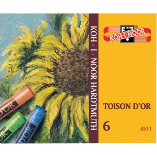 PASTELE 8511/6 TOISON DOR 6KOL. 0972 -zdjęcie numer 1