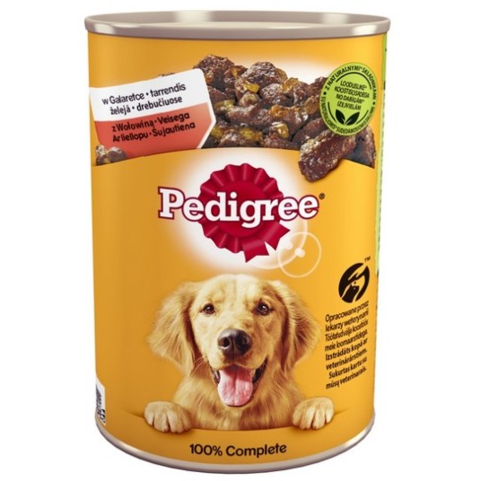 PEDIGREE MOKRA KARMA DLA PSA WOŁOWINA 400G -zdjęcie numer 1