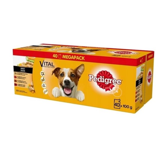 PEDIGREE SASZETKA SOS MIX SMAKÓW 40X100G -zdjęcie numer 1