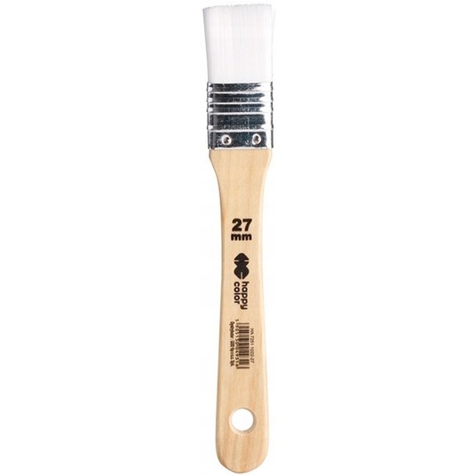 Pędzel hobby, biały nylon, płaski 27mm 9316 -zdjęcie numer 1