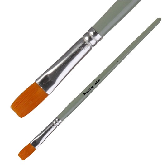 Pędzel hobby, syntetyk, płaski nr 6, 2570 A'12 -zdjęcie numer 1