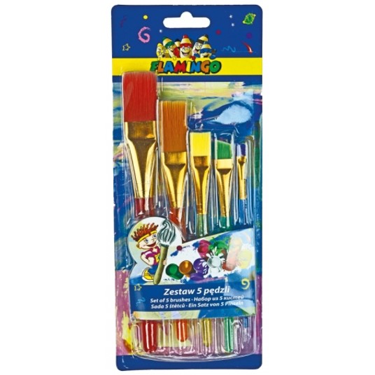 PĘDZLE AKRYL.JUMBO 5SZT. PS-04 9165 -zdjęcie numer 1