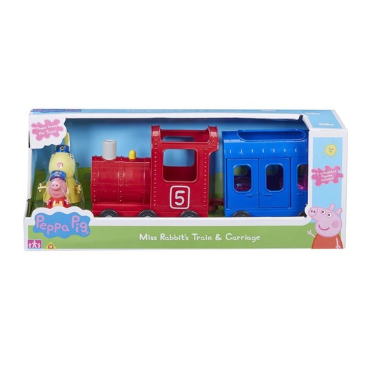 PEPPA POCIĄG Z WAGONIKIEM + FIGURKI PEP06152 -zdjęcie numer 1