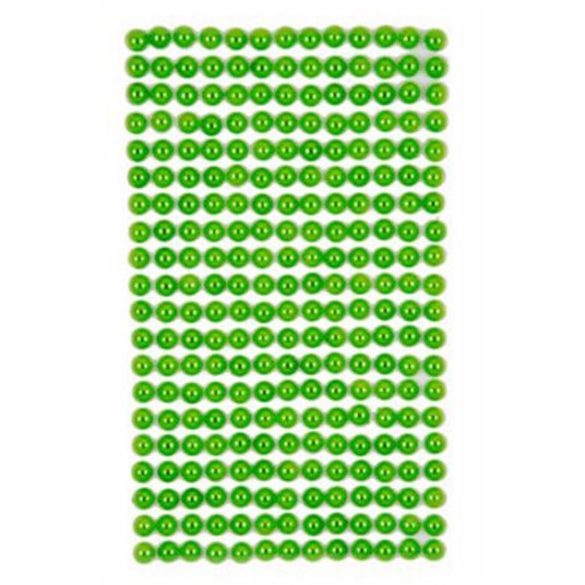 PEREŁKI SAMOPRZYLEPNE 6 MM, 260 SZT. GREEN 4493 -zdjęcie numer 1