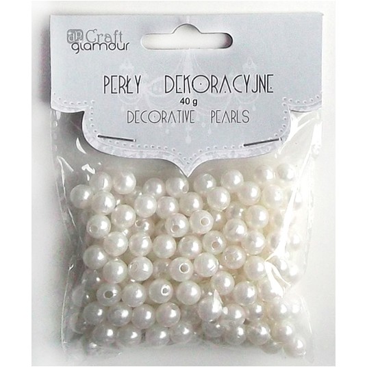 PERŁY DEKORACYJNE 8 MM, 40 G 3668 -zdjęcie numer 1