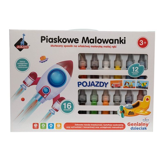 PIASKOWA MALOWANKA POJAZDY 7682 -zdjęcie numer 1