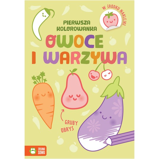 PIERWSZA KOLOROWAN.GRUBY OBRYS.OWOCE I WARZYW 9727 -zdjęcie numer 1