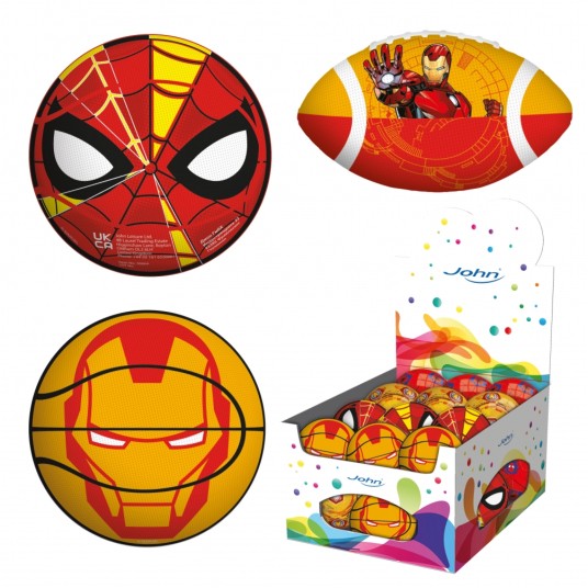 PIŁKA JOHN MIX 4'' I 6'' MARVEL 6649 -zdjęcie numer 1