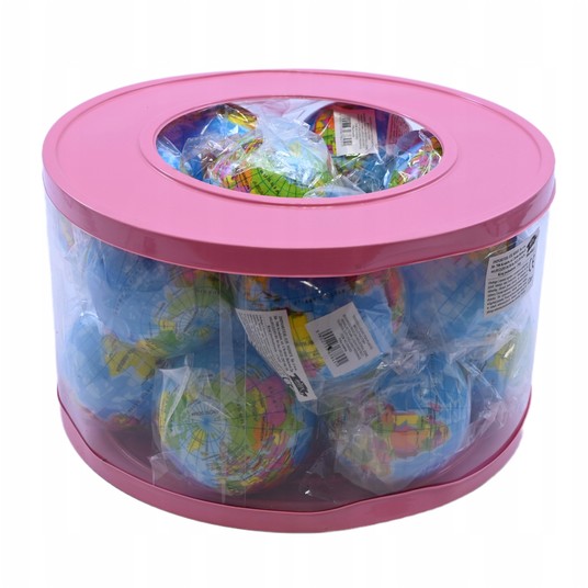 PIŁKA MIĘKK GLOBUS 10CM 8451 A'16 -zdjęcie numer 1