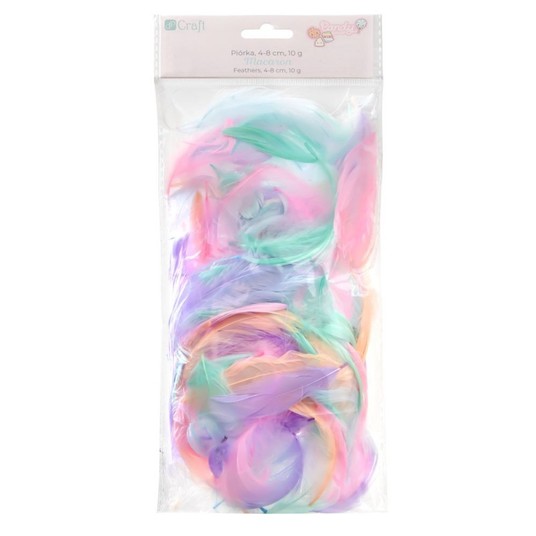PIÓRKA 4-8 CM, 10 G - MACARON 1566 -zdjęcie numer 1