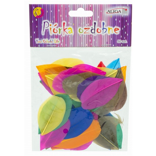 Piórka mix kolorów -zdjęcie numer 1