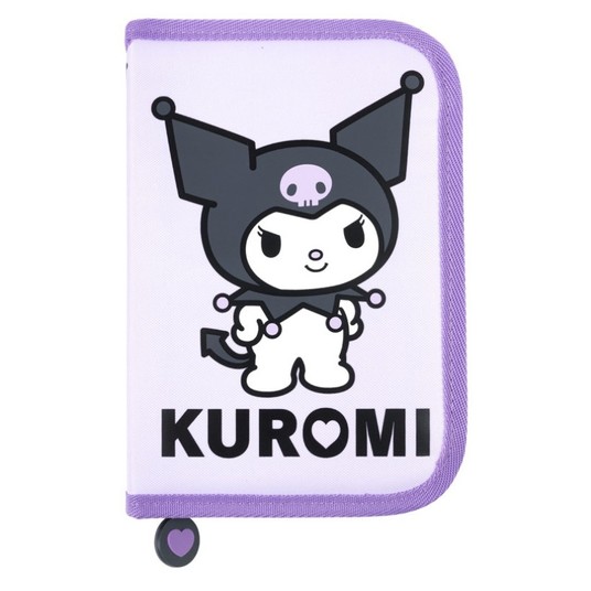 PIÓRNIK DWUKLAPKOWY BEZ WYPOSAŻENIA KUROMI VIOLET -zdjęcie numer 1