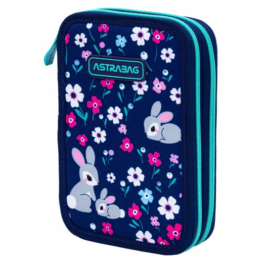 Piórnik podwójny z wyposaż. BABY BUNNY 2256 -zdjęcie numer 1