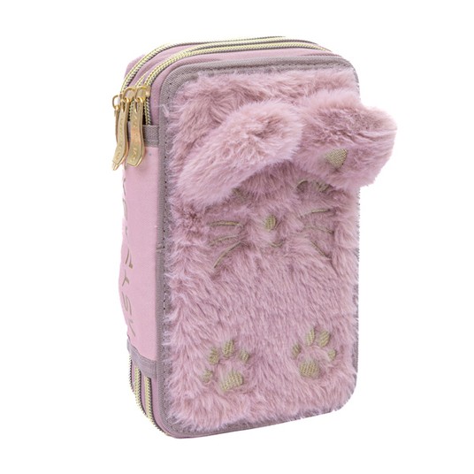 PIÓRNIK POTRÓJNY Z WYPOSAŻ. FLUFFY KITTY 8600 -zdjęcie numer 1