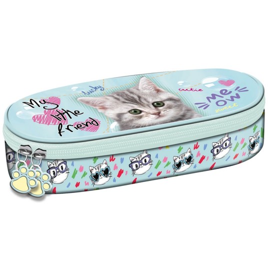 PIÓRNIK SASZ USZT Z WEWNĘ KLAPKĄ MINT KITTY 8739 -zdjęcie numer 1