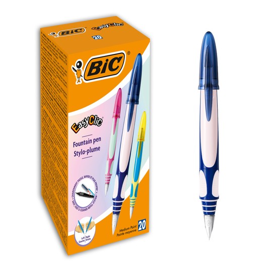 PIÓRO WIECZNE NIEBIESKIEi BIC EASY CLICK (20) 6456 -zdjęcie numer 1