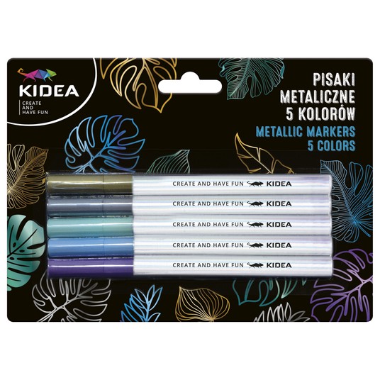 PISAKI METALICZNE 5 KOLORÓW KIDEA 5309 -zdjęcie numer 1