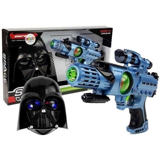 PISTOLET LASEROWY MASKA WOJOWNIKA KOSMOSU 9249 -zdjęcie numer 1