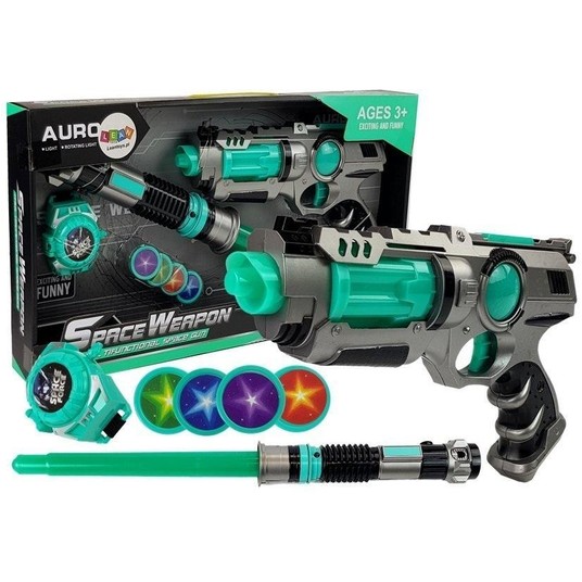 PISTOLET LASEROWY MIECZ ŚWIETLNY MIOTACZ 7475 -zdjęcie numer 1