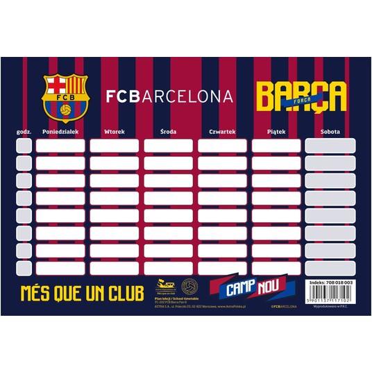 PLAN LEKCJI FC-202 FC BARCA FAN 6 A'25 7102 -zdjęcie numer 1