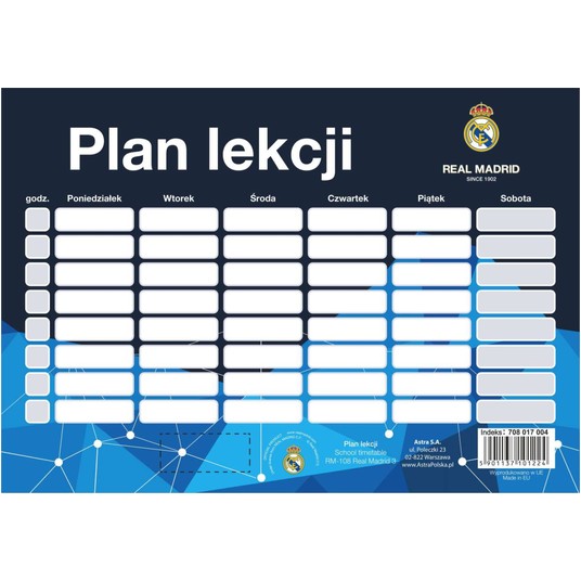 PLAN LEKCJI RM-108 REAL MADRYT 3 1224 A'25 -zdjęcie numer 1