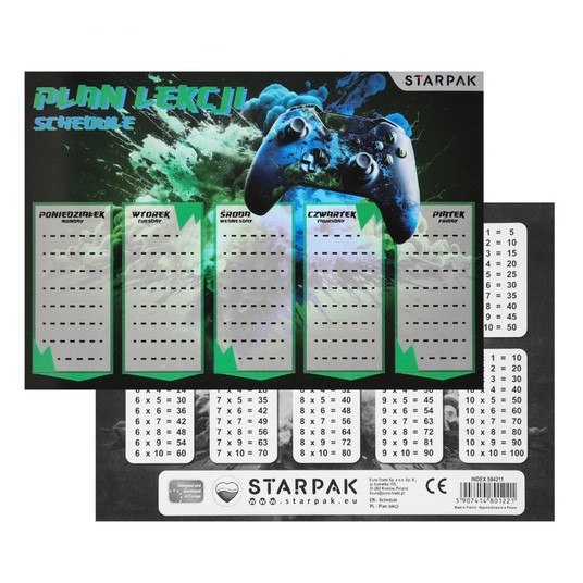 PLAN LEKCJI+TABL MNOZ A5 PAD STK PB A'25 1221 -zdjęcie numer 1