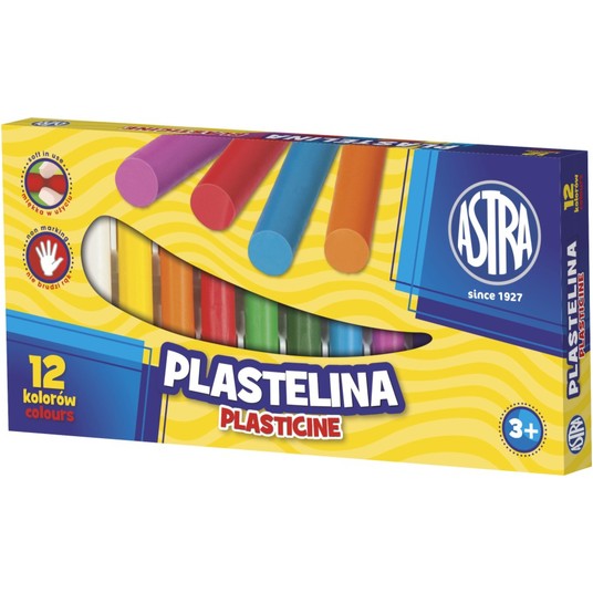 PLASTELINA 12KOL. ASTRA 83813906 A'5 0095 -zdjęcie numer 1
