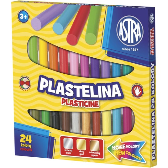 PLASTELINA 24KOL ASTRA 303110001 A"5 0651 -zdjęcie numer 1