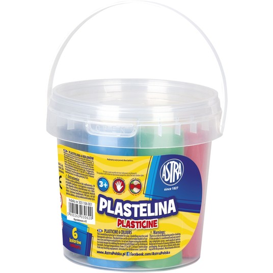 PLASTELINA 6KOL ASTRA WIADERKO 303106001 A"4 0620 -zdjęcie numer 1