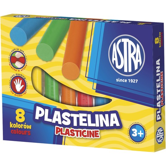 PLASTELINA 8KOL ASTRA 83814902 A"10 0514 -zdjęcie numer 1