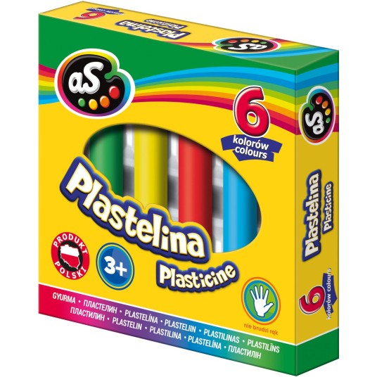 PLASTELINA AS 6 KOL. A'10 9289 -zdjęcie numer 1