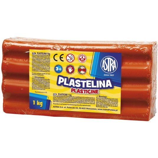PLASTELINA LUZEM 1KG CZERWONA 303111006 -zdjęcie numer 1