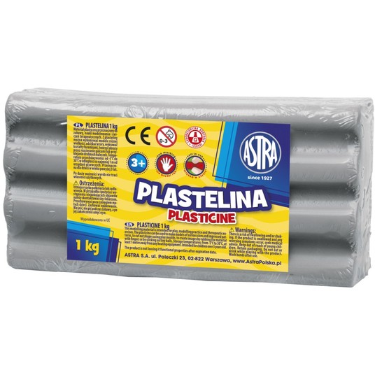 PLASTELINA LUZEM 1KG POPIELATA 303111023 -zdjęcie numer 1