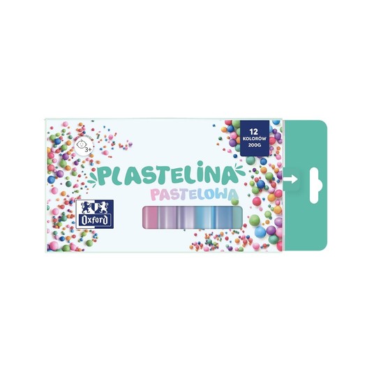 PLASTELINA OXF PASTEL 12 KOLORÓW 20 0366 -zdjęcie numer 1