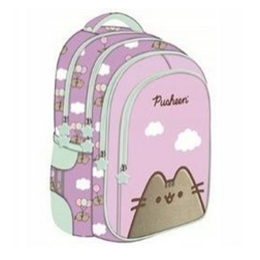 PLECAK 4-KOMOROWY BPL-58 PUSHEEN VIOLET 2681 -zdjęcie numer 1