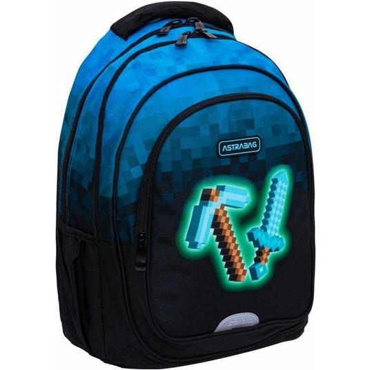 Plecak ASTRABAG BLUE PIXEL, AB300 -zdjęcie numer 1