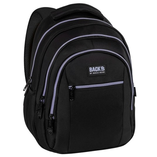 PLECAK BACKUP 8 MODEL O 56F CZARNY ZAM FIOL1480 -zdjęcie numer 1