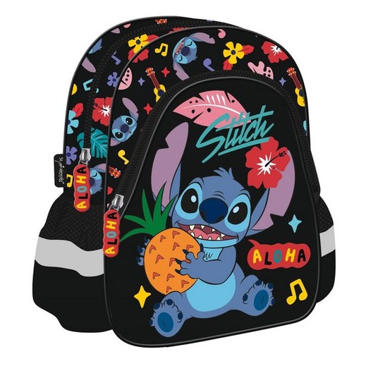 PLECAK PRZEDSZKOLNY 11" D1 STITCH BLACK ALOHA 9858 -zdjęcie numer 1