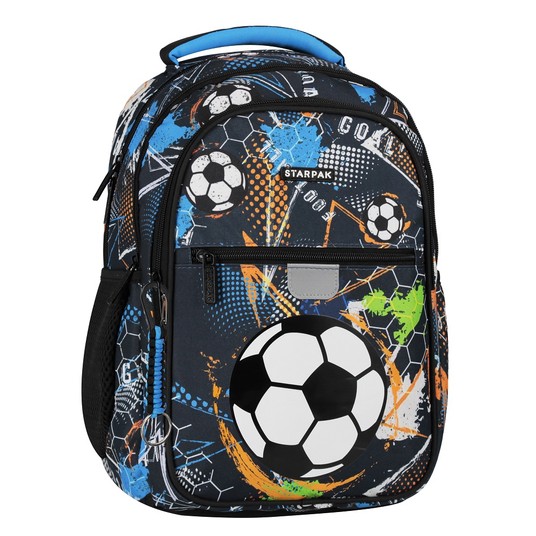 PLECAK SZKOLNY FOOTBALL BLUE STK-15 PB1 12 -zdjęcie numer 1