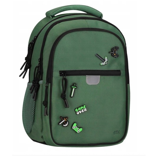 PLECAK SZKOLNY STK-15 PINS PIXEL PB 1/12 6783 -zdjęcie numer 1