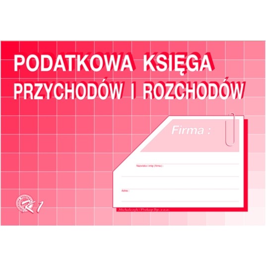 PODATKOWA KSIĘGA PRZYCHODÓW I ROZCH. A4 K1 5944 -zdjęcie numer 1