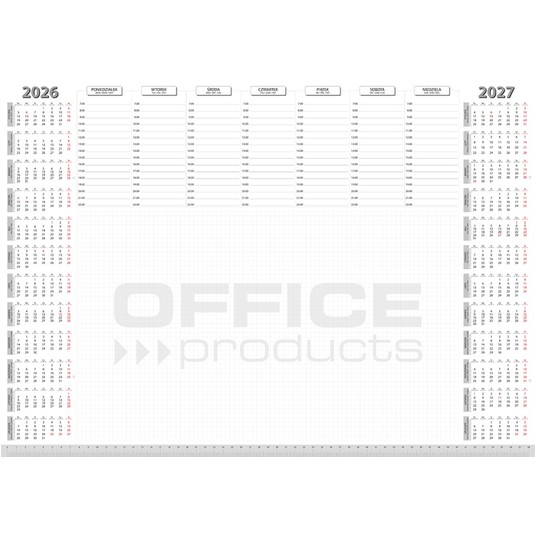 PODKŁADKA NA BIURKO OFFICE PROD.PLANER 2027 5063 -zdjęcie numer 1